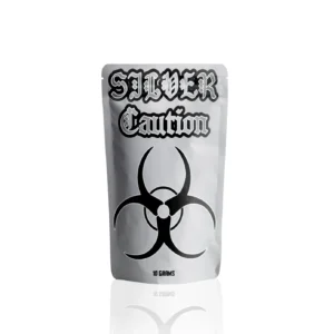 Silver Caution 10-GRAM Bag